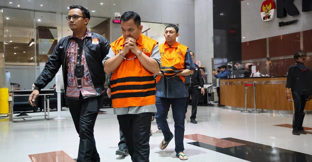 KPK Tangkap Tangan Tersangka Dugaan Suap dan Penerimaan Lainnya di Kementerian ATR/BPN. (Foto: KPK RI)