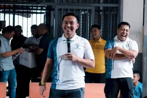Wisnu Hani Putranto saat menjabat sebagai Kepala Lembaga Pemasyarakatan (Kalapas) Kelas IIA Cibinong dalam kegiatan menyapa Warga Binaan di blok hunian, Jumat (25/7/2026).(Foto: dok-ditjenpas)